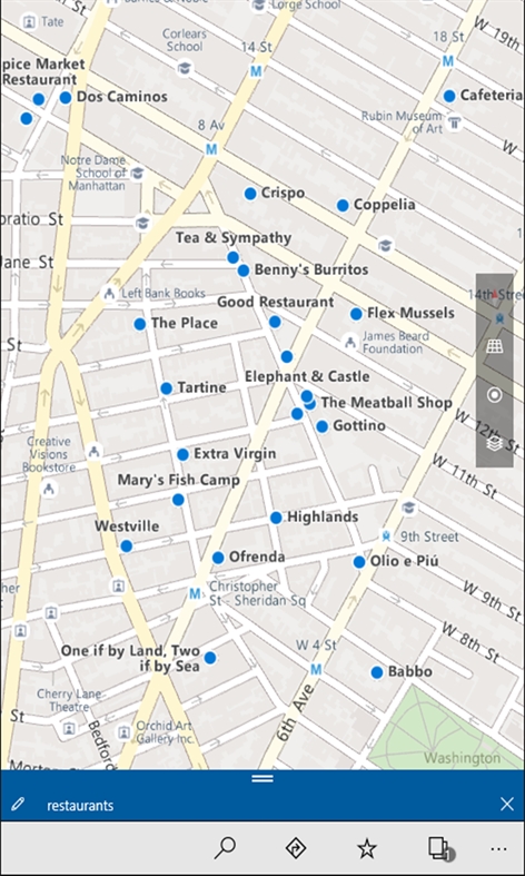Windows Maps Screenshot
