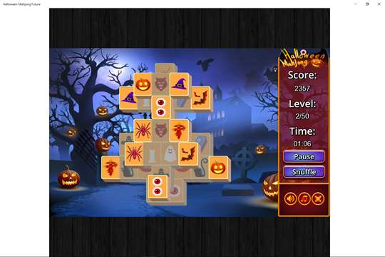 Halloween Mahjong Future screenshot 3