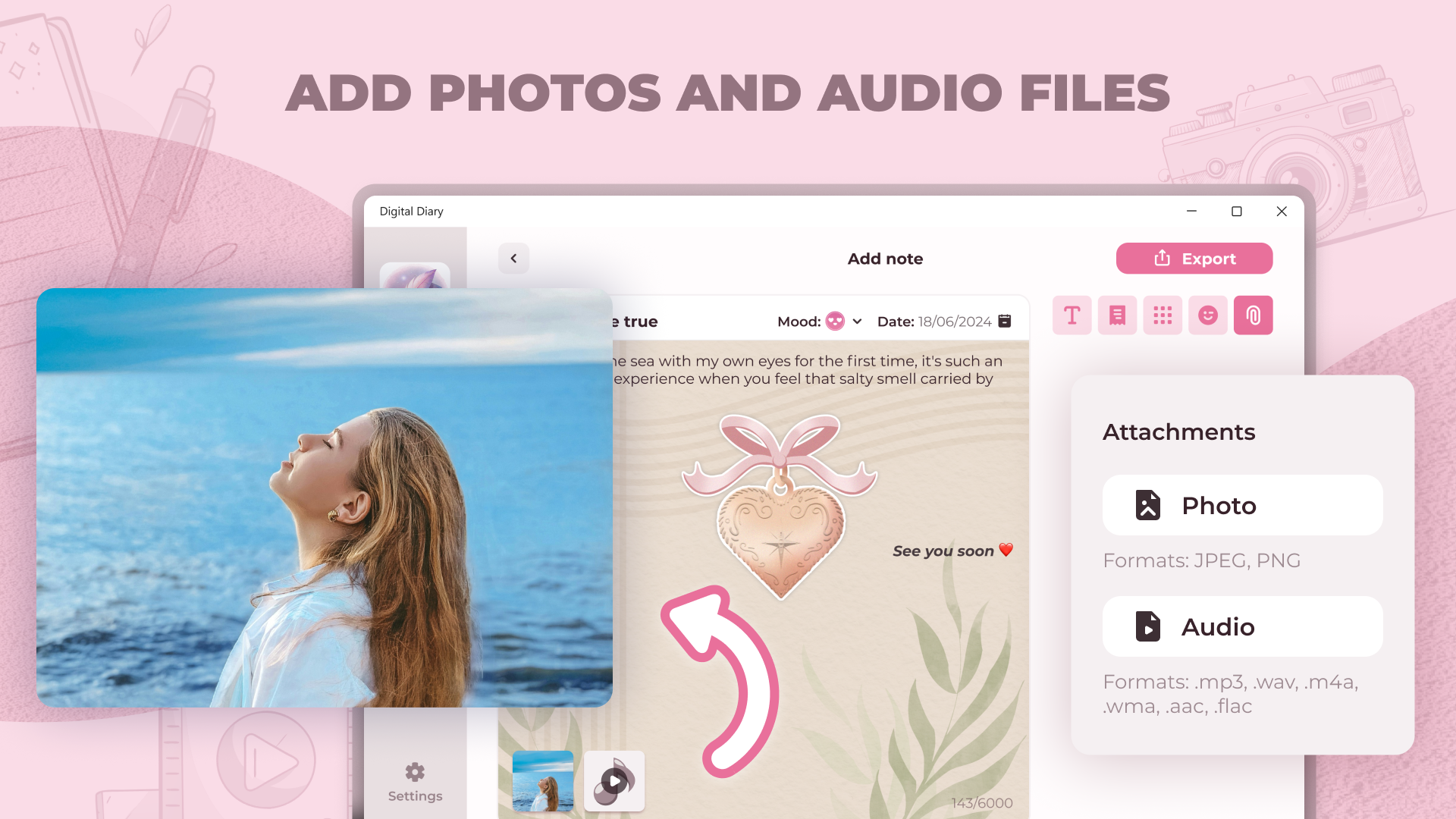 Digital Diary - Creative Day Planner screenshot