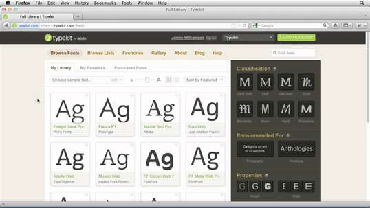 Master Guides Adobe Typekit screenshot 5