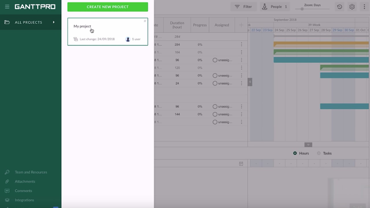 Snapshot 4 of GanttPRO - Online project management solution