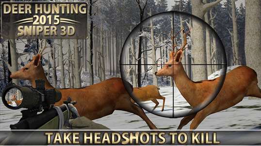 Deer Hunting 2015 - Mountain Sniper Shooting 3D screenshot 1