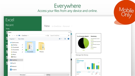 Excel Mobile Screenshot