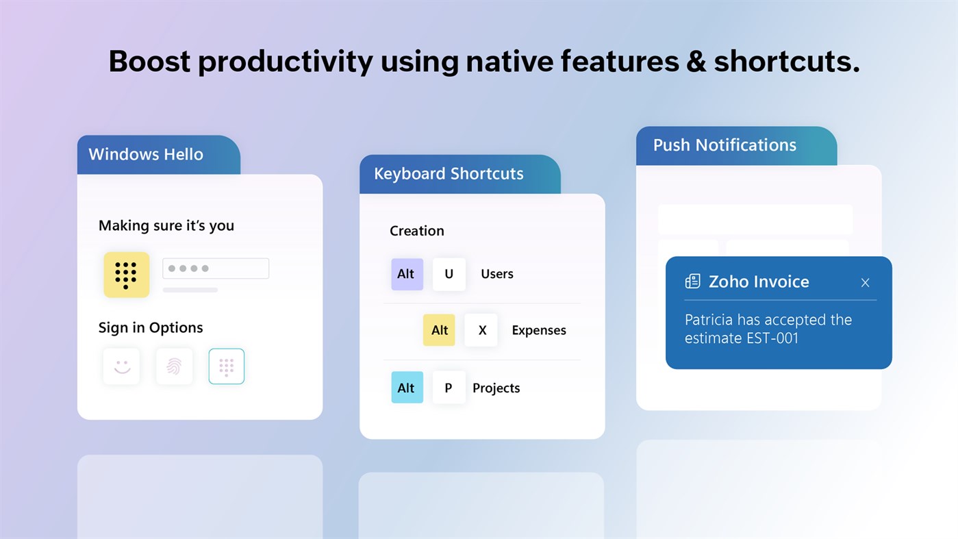 #5. Zoho Invoice - Free Invoicing for Businesses (Windows) Podle: Zoho Corp