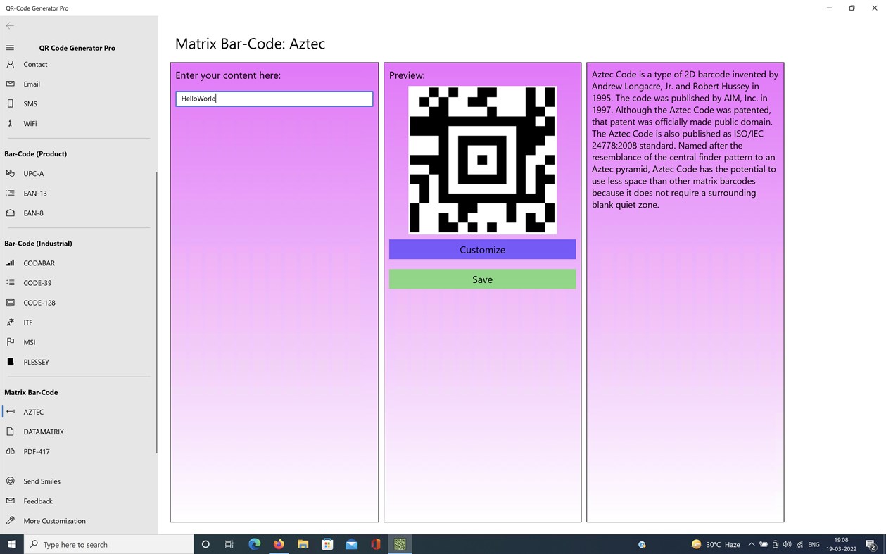 #5. QR-Code Generator Pro (Windows) Door: Srujan Jha