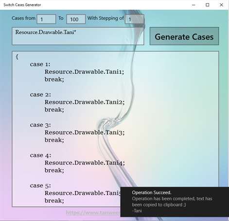 Switch Case Generator Screenshots 2