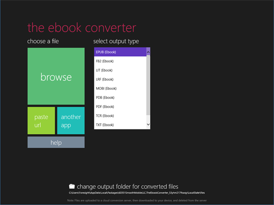 The Ebook Converter screenshot 3