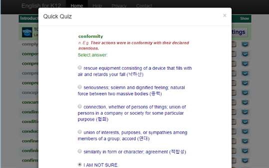 TOEFL Vocabulary Lesson screenshot 3