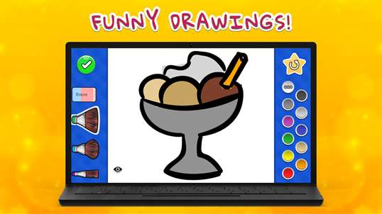 Yummies - funny coloring book for boys and girls, adults and kids screenshot 1