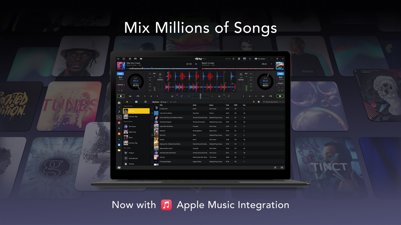 #3. djay Pro - DJ App & AI Mixer (Windows) 게시자: Algoriddim