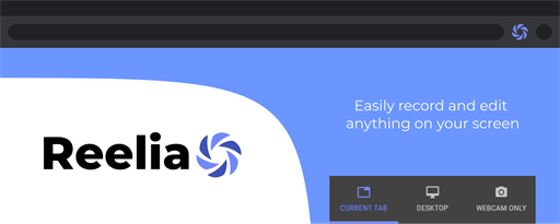 Reelia - Screen Recorder & Editor marquee promo image