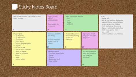 Sticky Notes Board Screenshots 1
