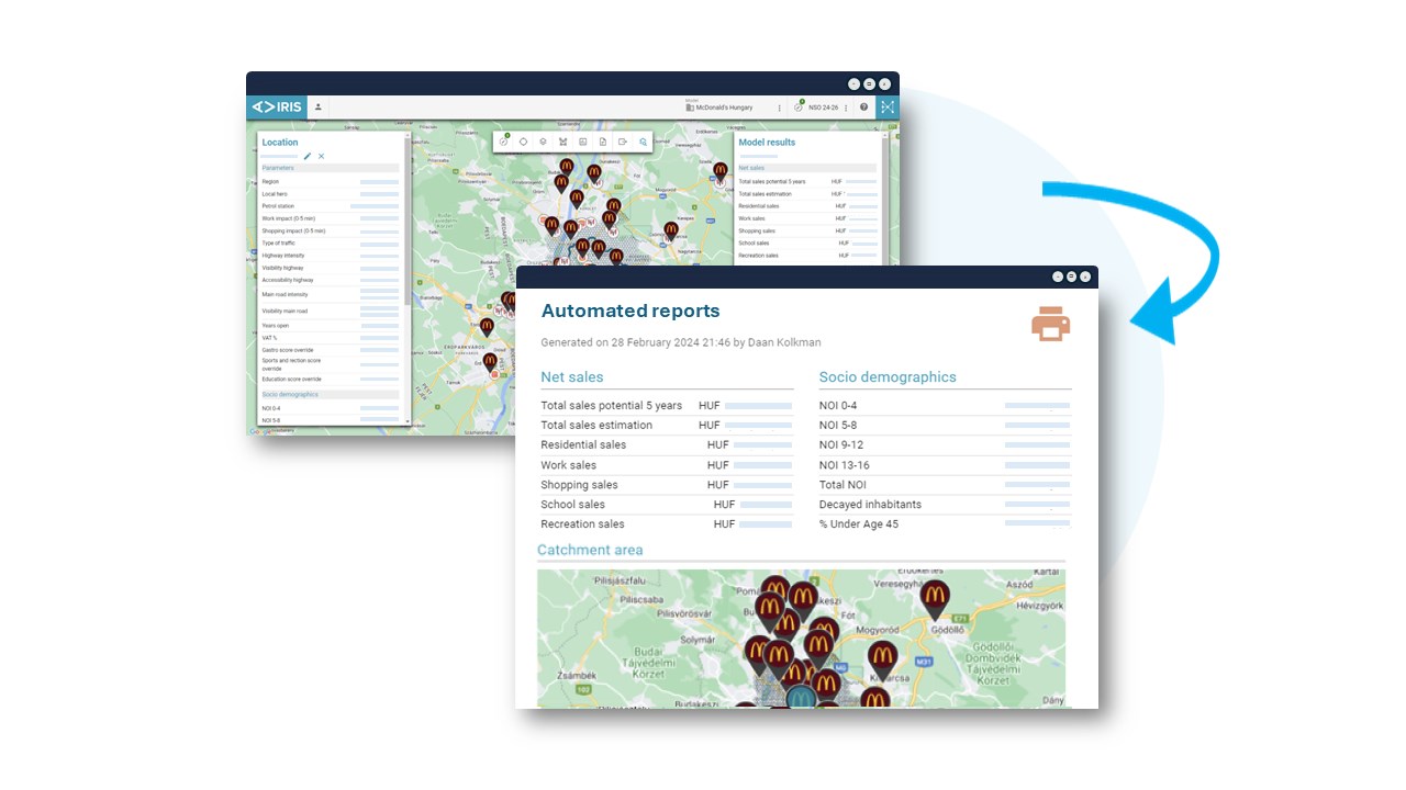 Snapshot 3 of Interactive Retail Intelligence Scout