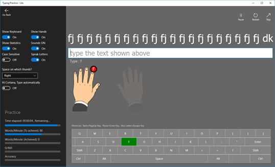 Typing Practice - Lite screenshot 3