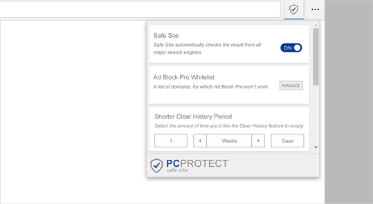 PC Protect Safe Site screenshot 3