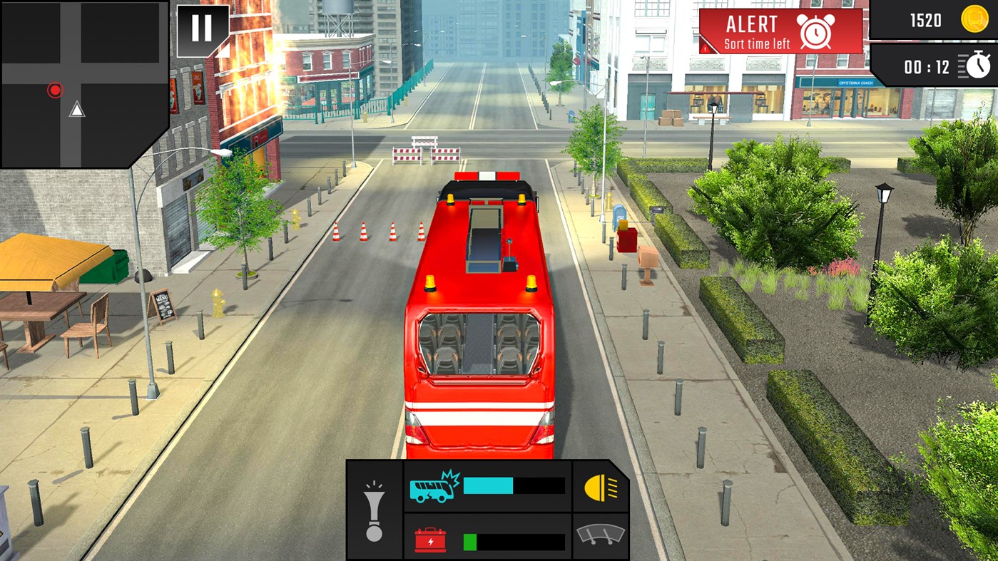 #2. E Bus Drive (Windows) Podle: LucknOk Game