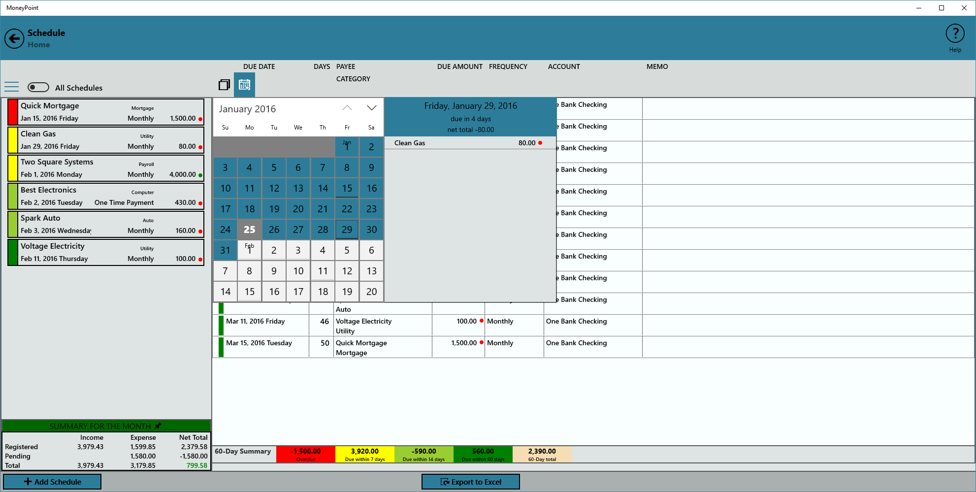 MoneyPoint for Windows 10
