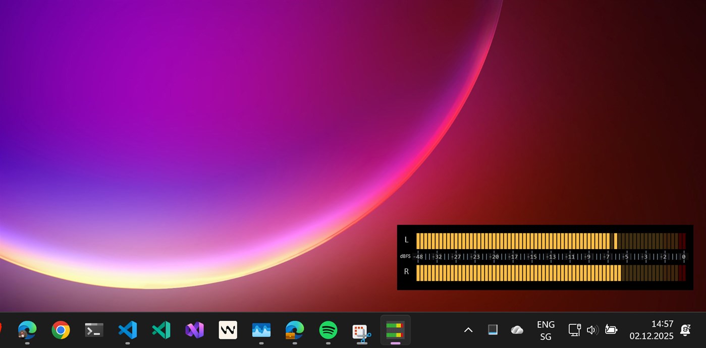 #4. VU Meter (Windows) Podle: Perfinica Solutions