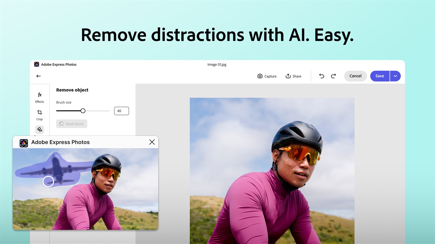 #3. Adobe Express Photos (formerly Photoshop Express) (Windows) di: ADOBE INC.