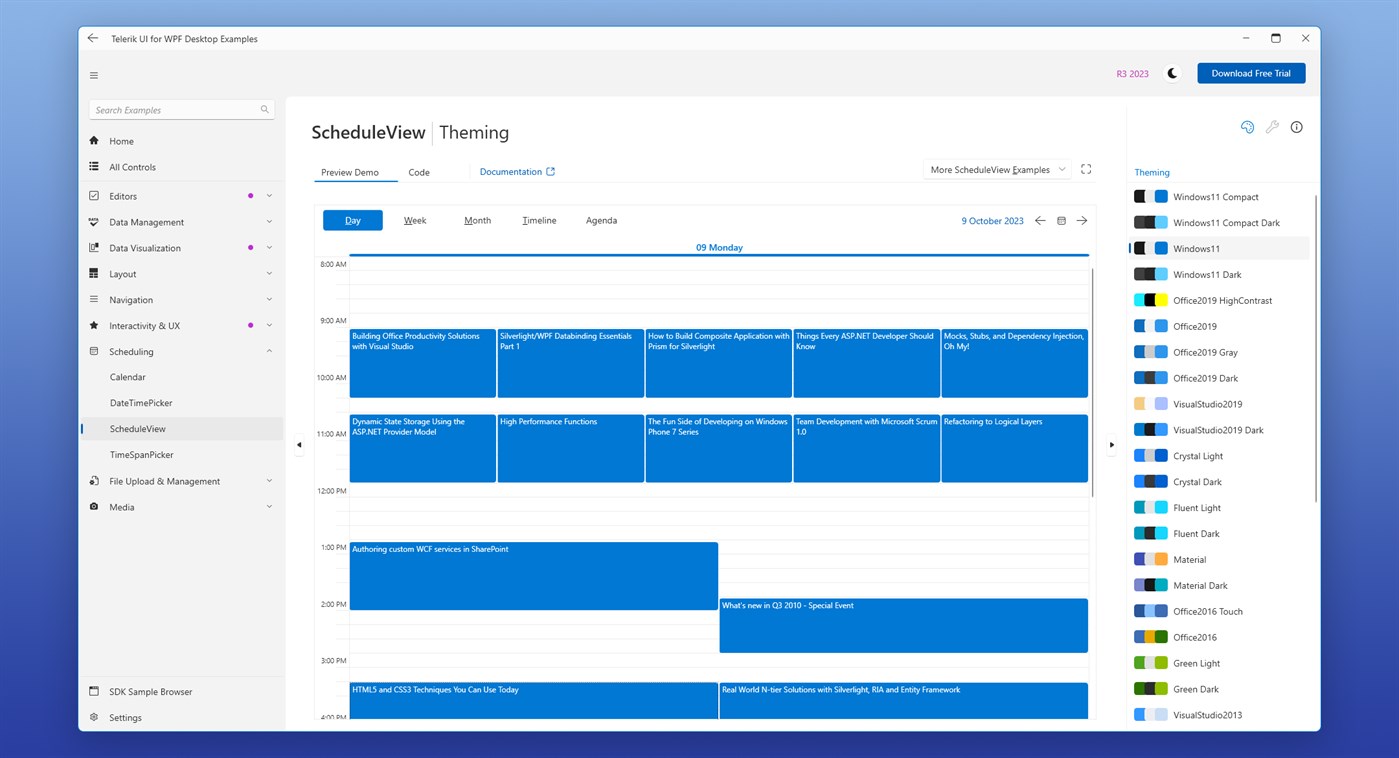 #7. Telerik UI for WPF Examples (Windows) Podle: Telerik