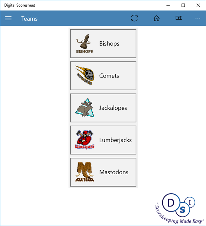#1. Digital Scoresheet (Windows) By: Elegant Logic