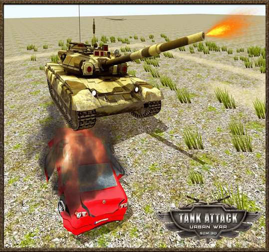 Tank Attack Urban War Sim 3D screenshot 2