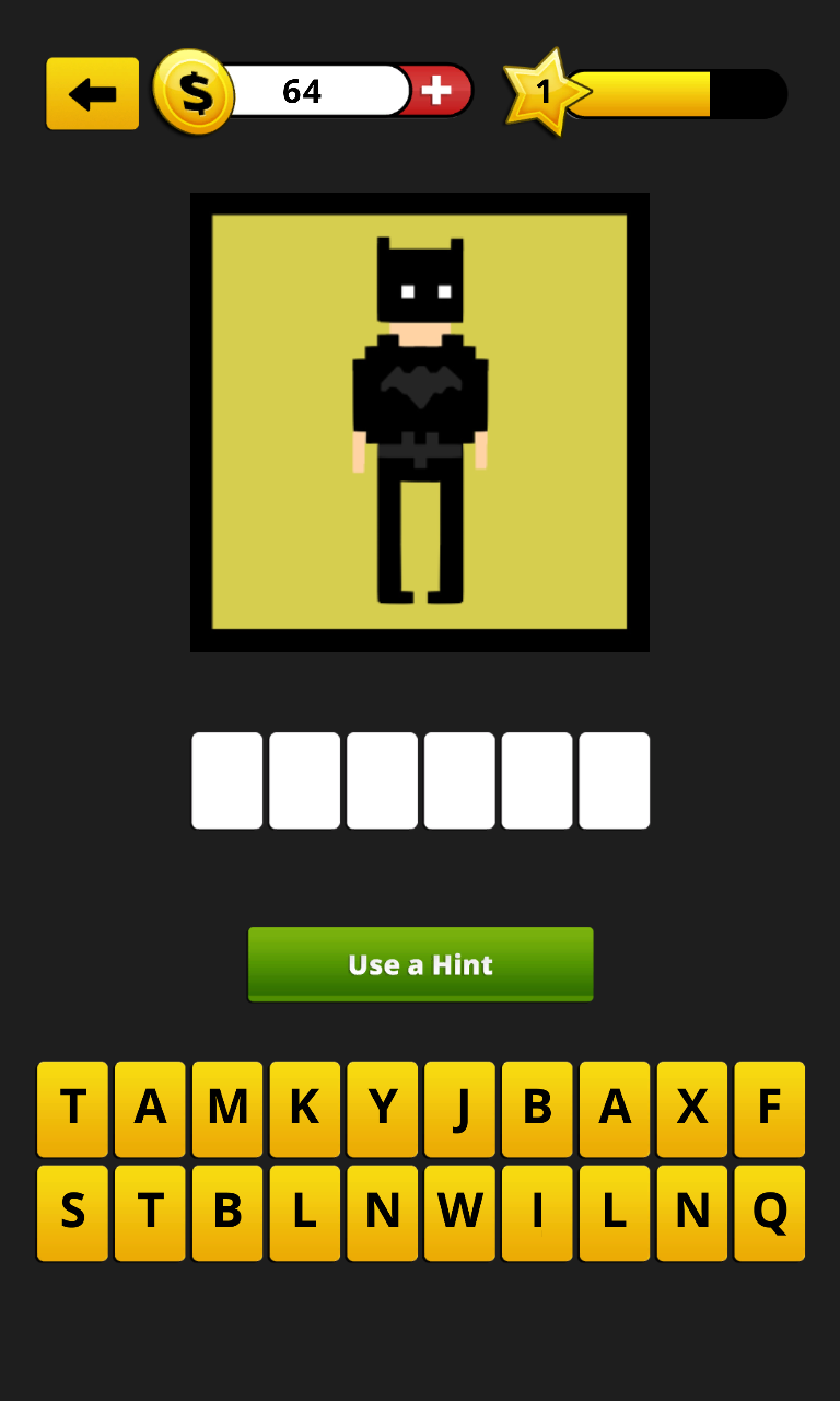 Guess The Pixel Character Quiz For Windows 10 Mobile