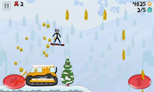 Crazy Snowboarder screenshot 1