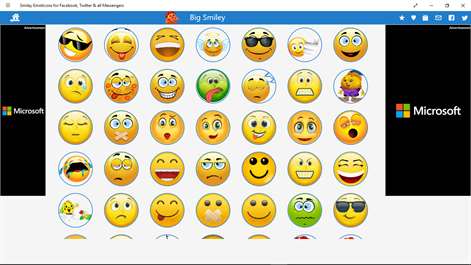 Smiley Emoticons for Facebook, Twitter & all Messengers Screenshots 2