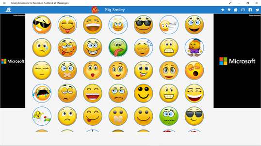 Smiley Emoticons for Facebook, Twitter & all Messengers screenshot 2