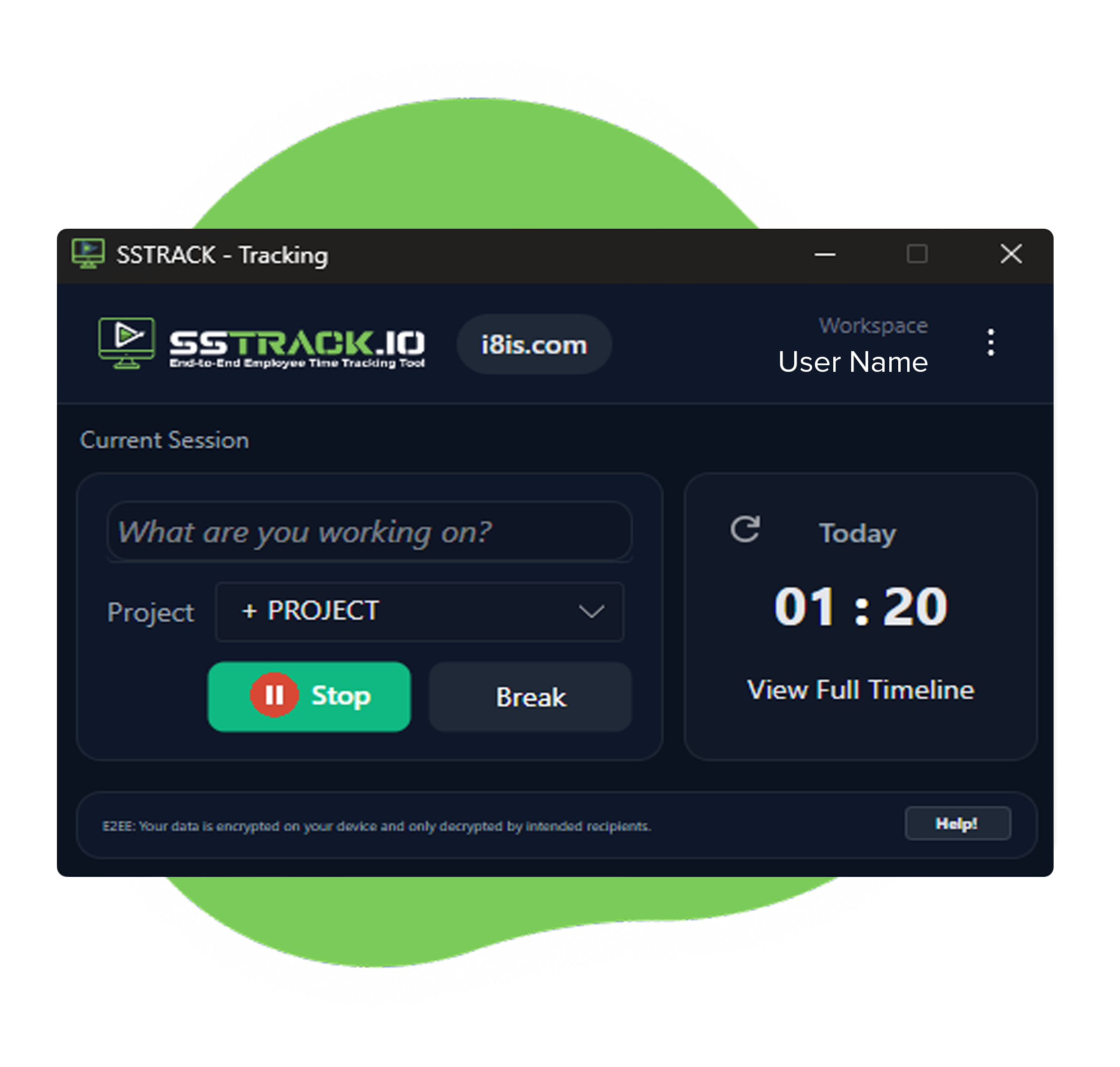 SSTRACK screenshot
