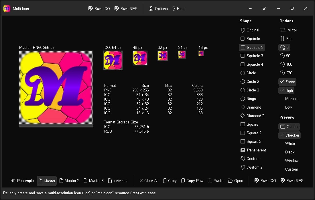 Multi Icon screenshot