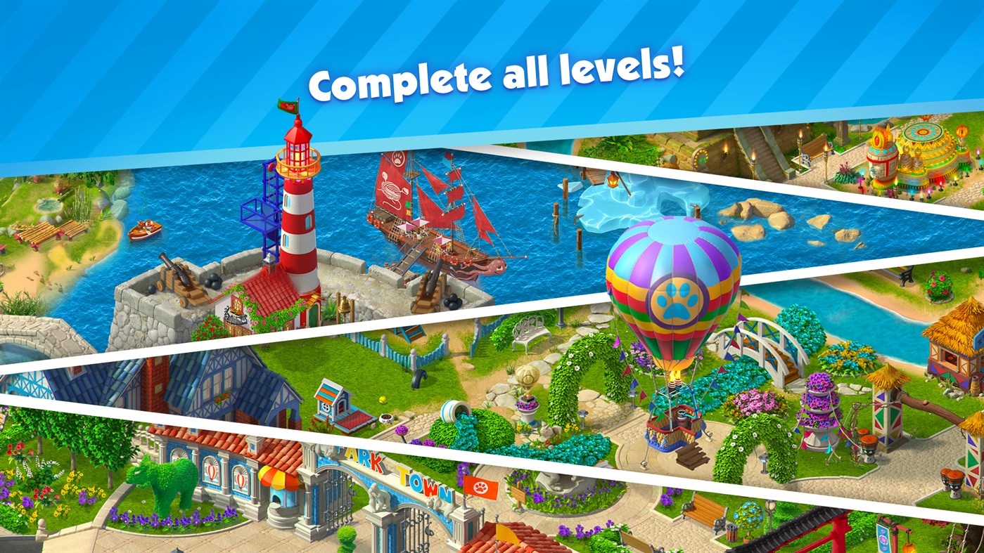 #6. Park Town: Match 3 Game with a story (Windows) 게시자: RED BRIX WALL LIMITED