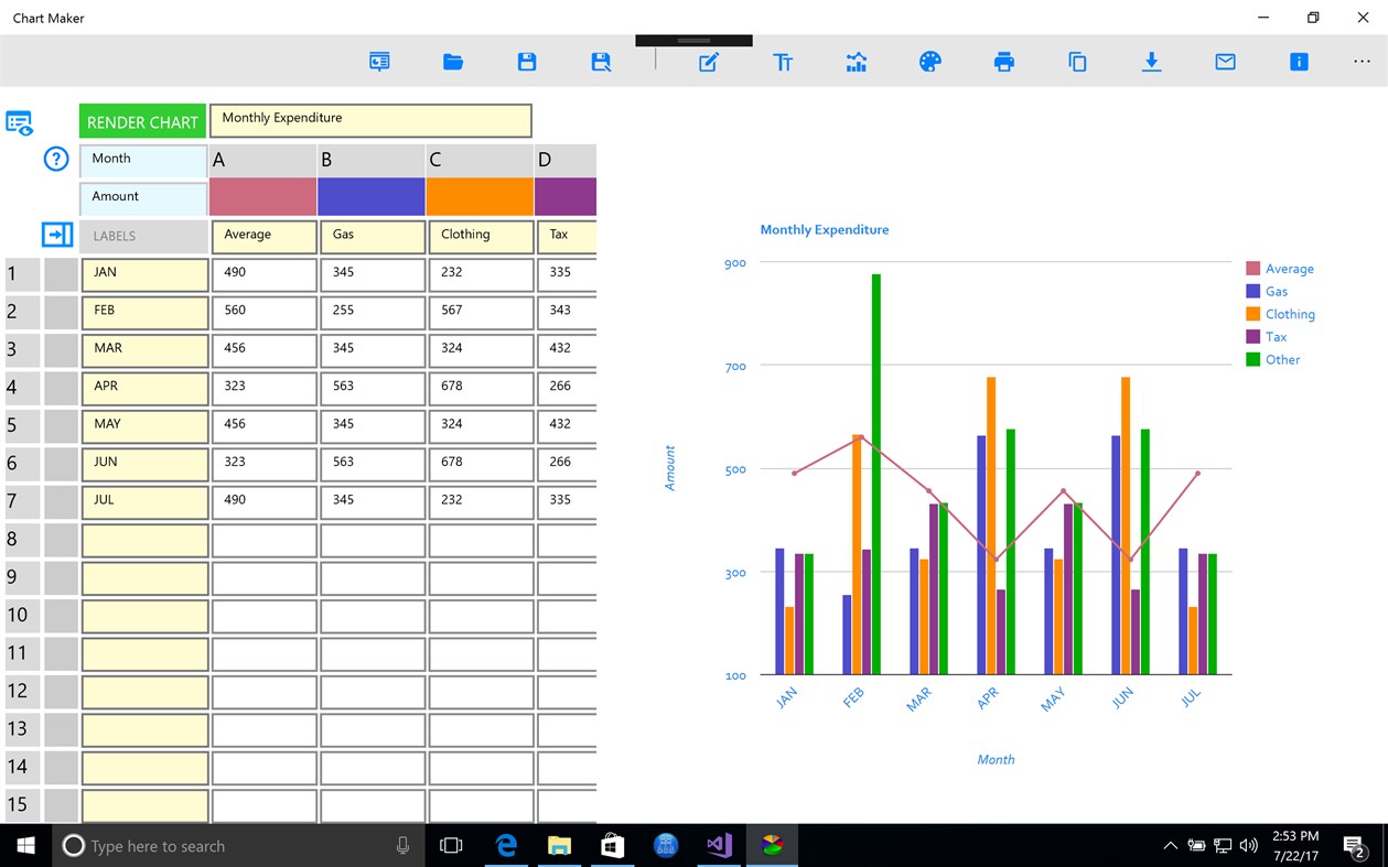 #1. Chart Maker (Windows) 由: IW Technologies LLC