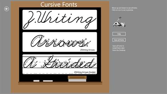 Cursive Fonts screenshot 5