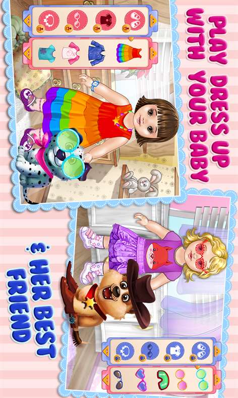 Babies & Puppies-Care, Dress Up & Play Screenshots 2