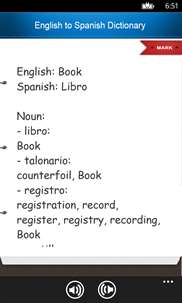 English to Spanish Dictionary Free screenshot 2