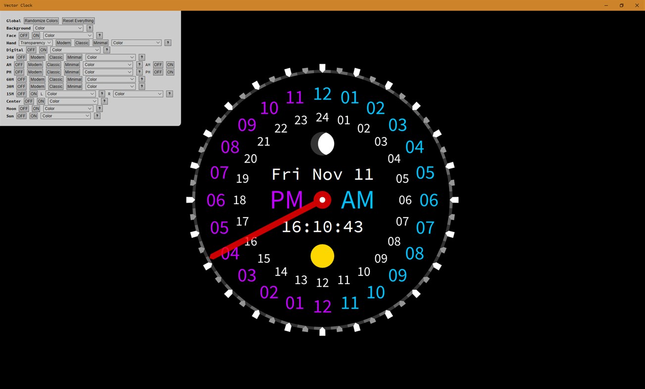 #1. Vector Clock (Windows) 来自: neotoy