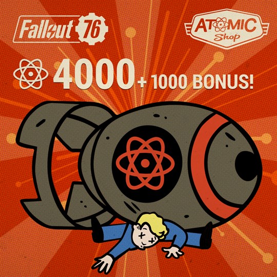 Fallout 76: 4000 (+1000 Bonus) Atoms for xbox