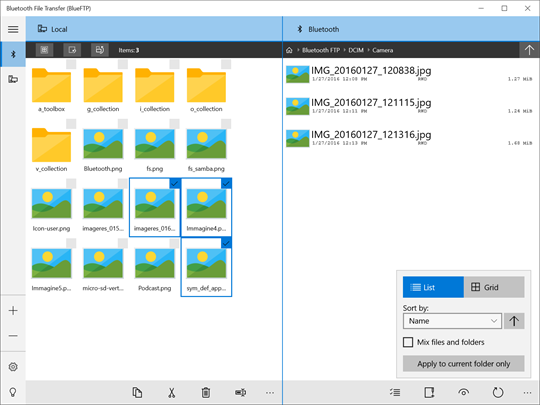 Bluetooth File Transfer (BlueFTP) screenshot 4