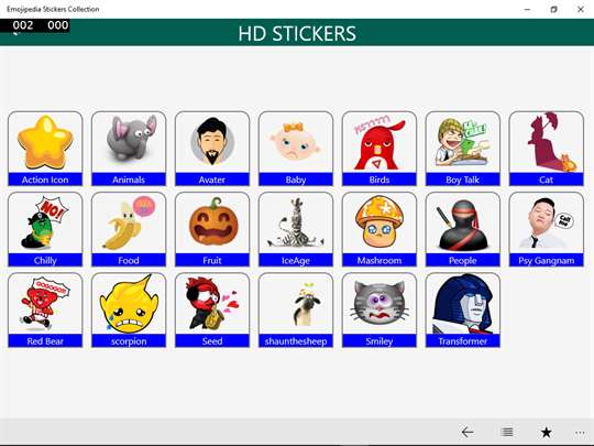 Emoji Stickers HD screenshot 2