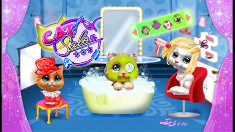 Cute Cat Salon Game Screenshots 1
