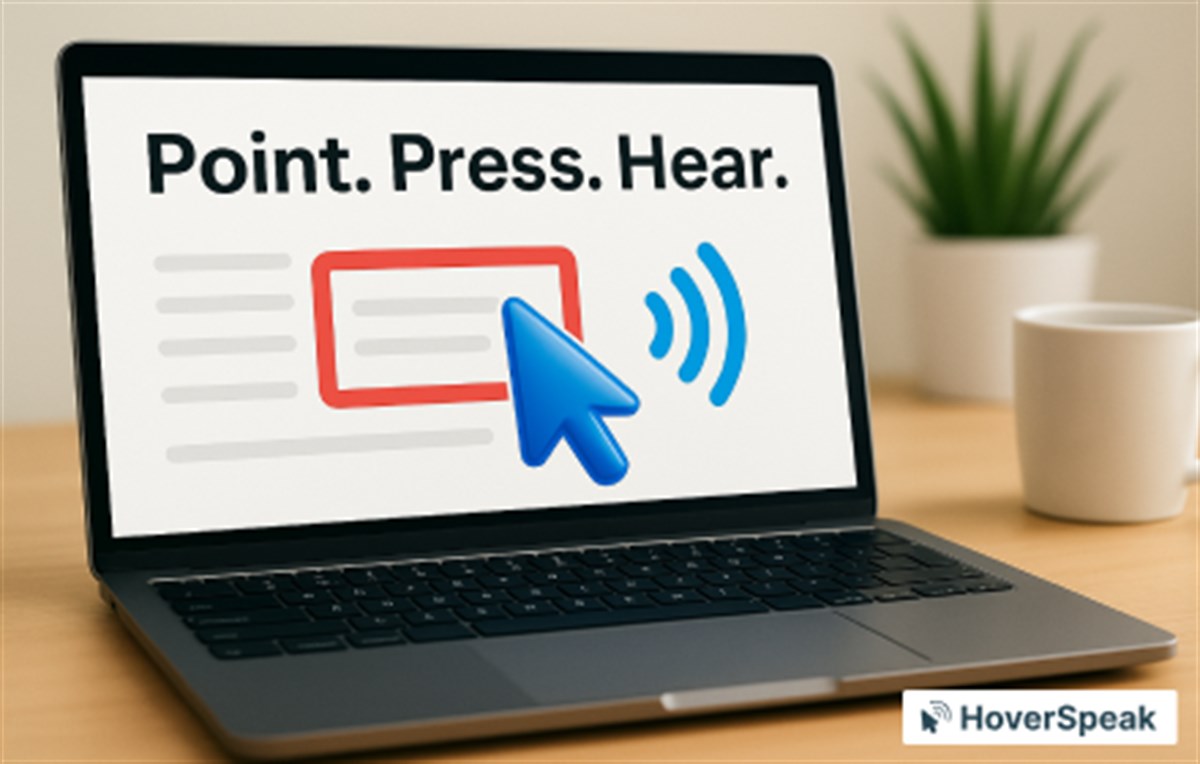 HoverSpeak – Free Text-to-Speech Edge Extension