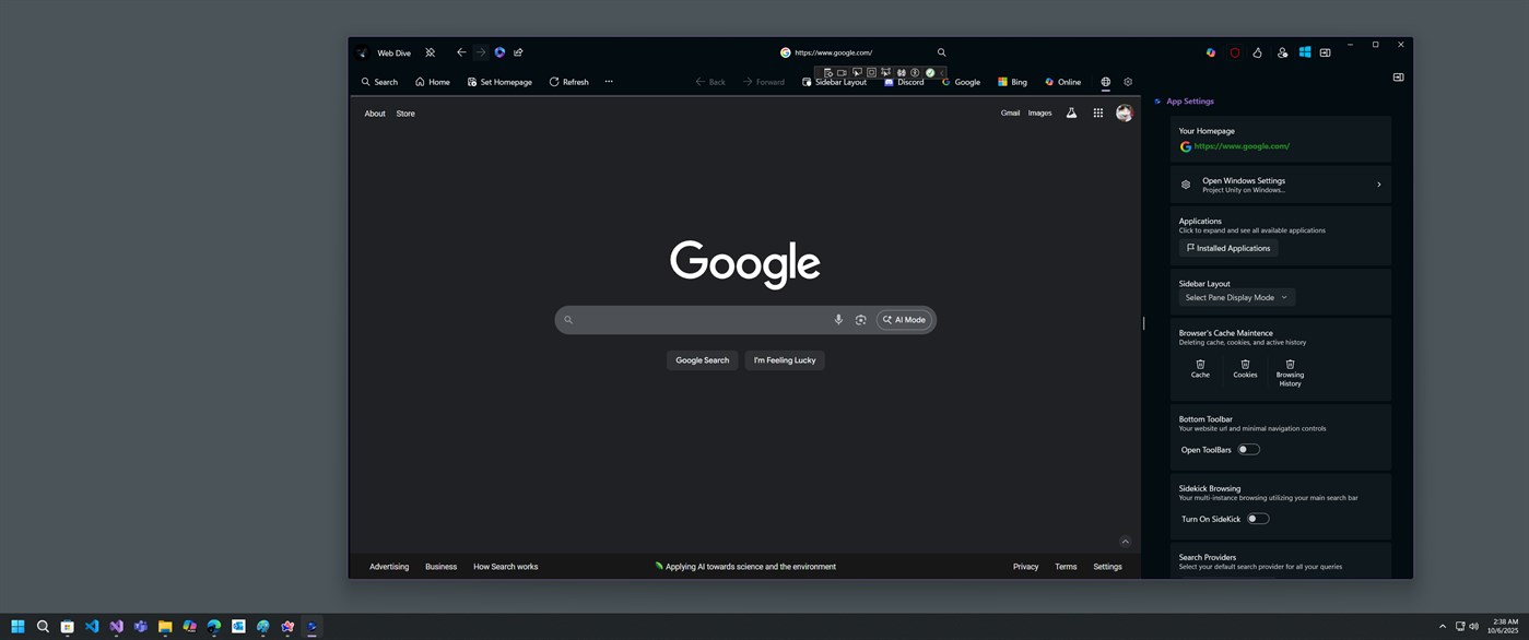 #8. Web Dive (Windows) 由: Intrafiz Soultions LLC