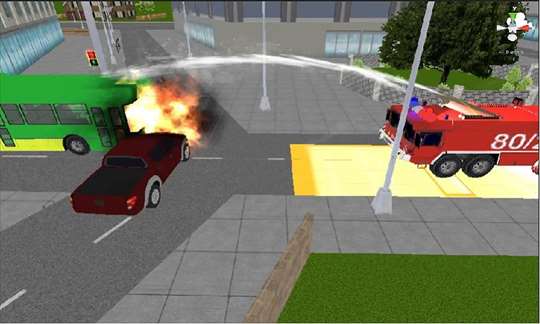 Firefighter Truck Simulator 3D: 911 Rescue Hero screenshot 1