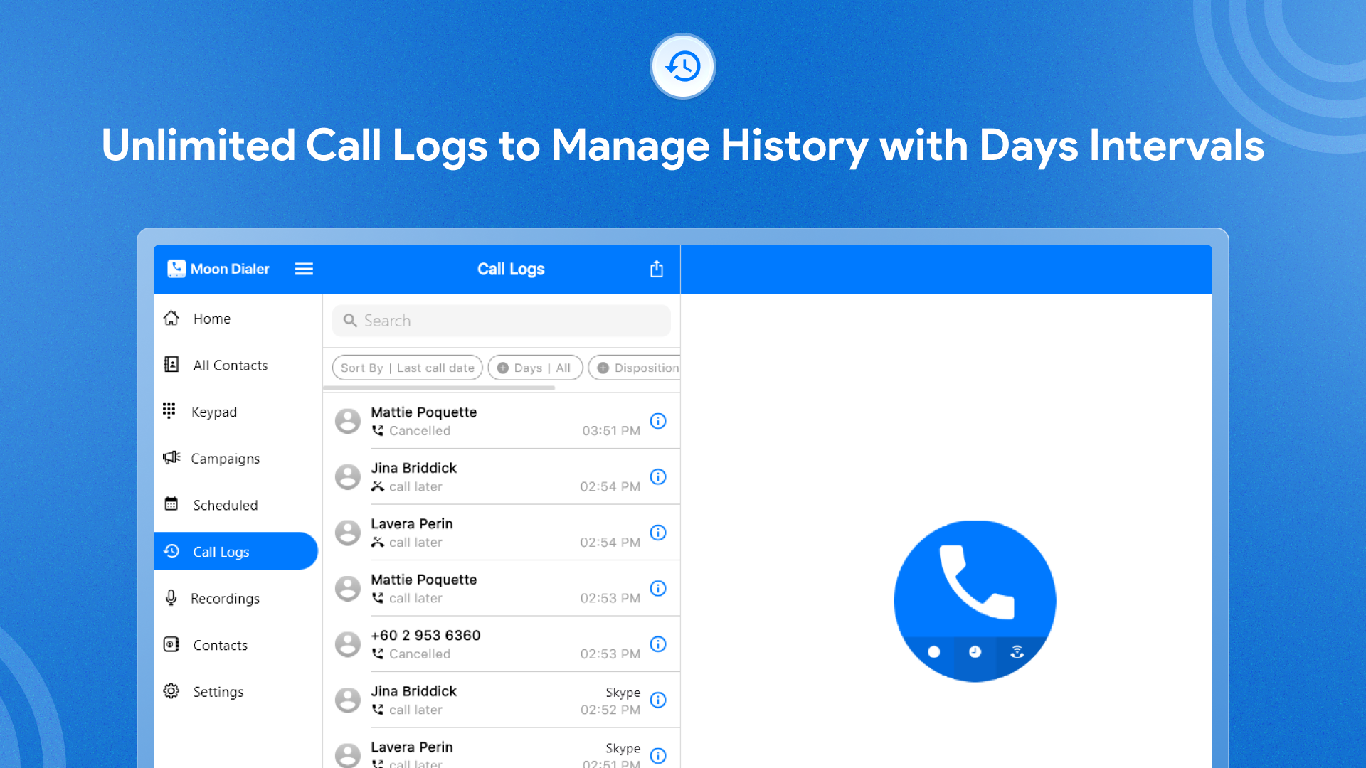 WiFi Calling & VoIP Calls by Moon Talk Screen Prints 4