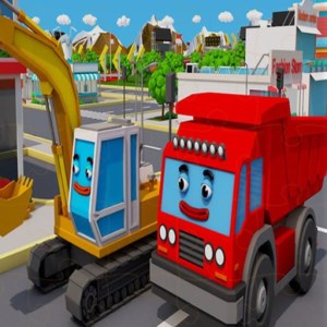 Trucks And Digger Jigsaw Game icon