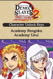 Chaves de desbloqueio de personagem: Rengoku (Escola) e Uzui (Escola)