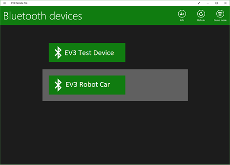 EV3 Remote Screenshots 1