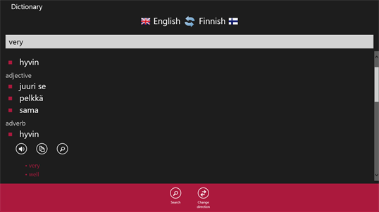 Finnish - English screenshot 1